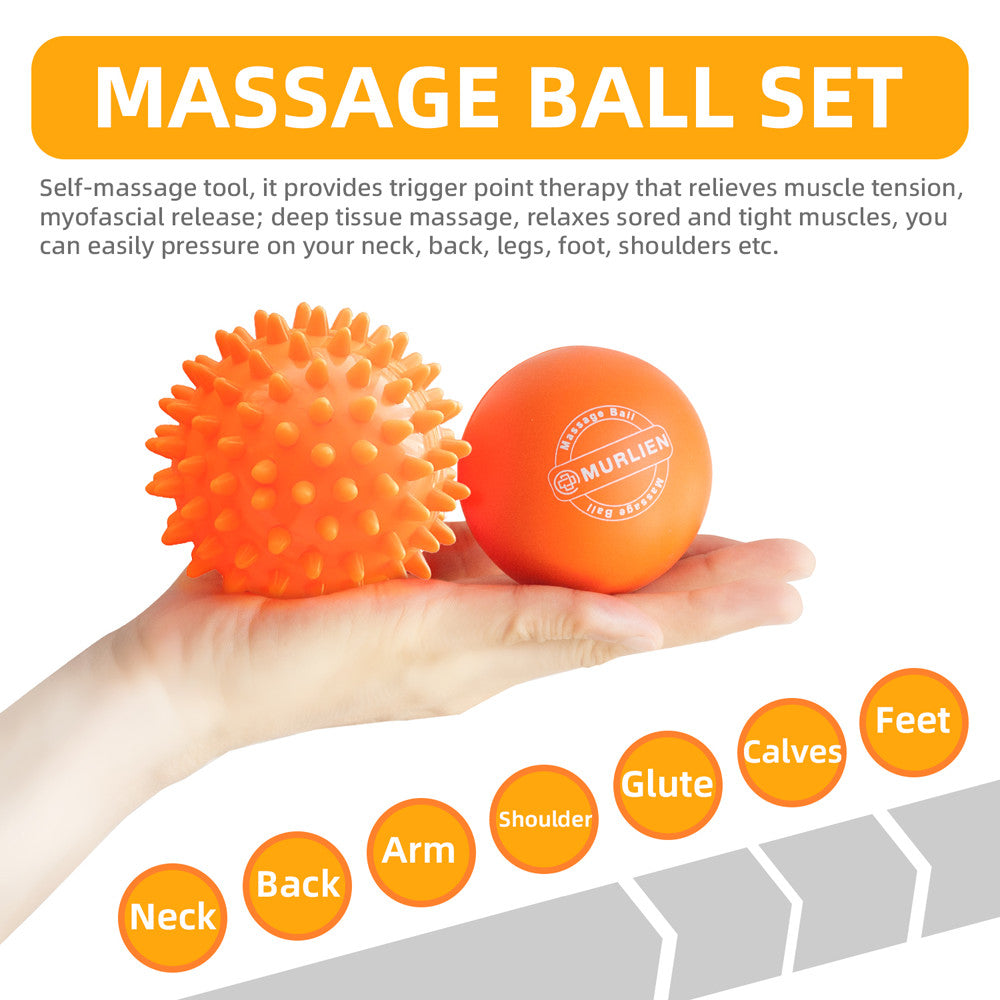 Fitness Mad Spikey Massage Balls - 3 Levels For Muscle Relief