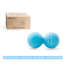 Load image into Gallery viewer, MURLIEN Peanut Massage Ball, Double Lacrosse Ball for Myofascial Release, Trigger Point Therapy, Sore Muscle Relief Massager, Alleviating Neck, Shoulder, Back, Legs, Foot or Muscle Tension - Orange