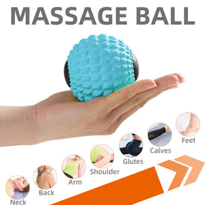 MURLIEN Massage Roller Ball, Deep Tissue Massager for Myofascial Release, Mobility Ball for Exercise and Workout Recovery, Alleviating Neck, Back, Legs, Foot or Muscle Tension - 12.5cm / 4.92in