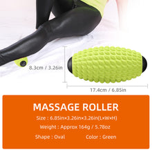 Load image into Gallery viewer, MURLIEN Massage Roller, Deep Tissue Massage for Myofascial Release, Muscle Roller for Exercise and Workout Recovery, Alleviating Neck, Back, Legs, Foot or Muscle Tension - Green