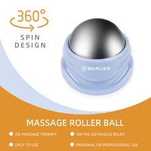 Load image into Gallery viewer, MURLIEN Ice Therapy Massage Roller Ball, Massager for Trigger Point, Deep Tissue Massage, Alleviating Muscle Tension and Pain Relief, Suitable for Neck, Back, Shoulders, Arms, Legs, Thighs etc.