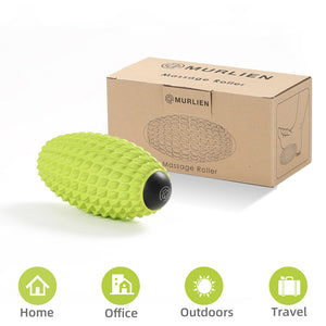MURLIEN Massage Roller, Deep Tissue Massage for Myofascial Release, Muscle Roller for Exercise and Workout Recovery, Alleviating Neck, Back, Legs, Foot or Muscle Tension - Green