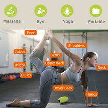 Load image into Gallery viewer, MURLIEN Massage Roller, Deep Tissue Massage for Myofascial Release, Muscle Roller for Exercise and Workout Recovery, Alleviating Neck, Back, Legs, Foot or Muscle Tension - Green