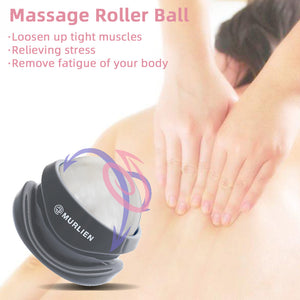 MURLIEN Massage Roller Ball, Tight and Sore Muscles Relief Massager, Alleviating Shoulder, Arms, Back, Abdomen, Legs, Calves, Foot or Muscle Tension