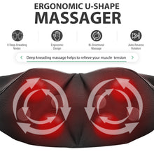 Load image into Gallery viewer, MURLIEN Shiatsu Neck Shoulder and Back Massager with Heat, Deep Tissue 3D Kneading Trigger Points Full Body Massager for Legs, Calves, Thighs, Feet, Muscle Tension Release, Home, Office, Car Use.