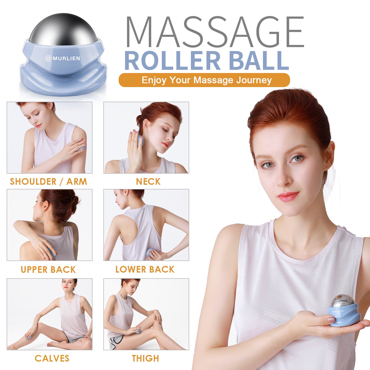 Trigger Point Massage Roller for Arms, Legs, Neck and Muscle