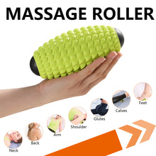 Load image into Gallery viewer, MURLIEN Massage Roller, Deep Tissue Massage for Myofascial Release, Muscle Roller for Exercise and Workout Recovery, Alleviating Neck, Back, Legs, Foot or Muscle Tension - Green